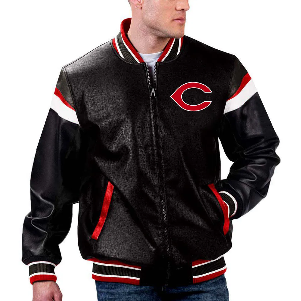 MLB Cincinnati Reds Leather Jacket