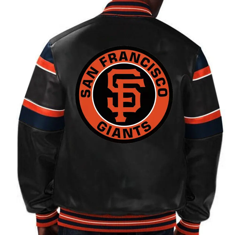 MLB San Francisco Giants Leather Jacket For Men and Women