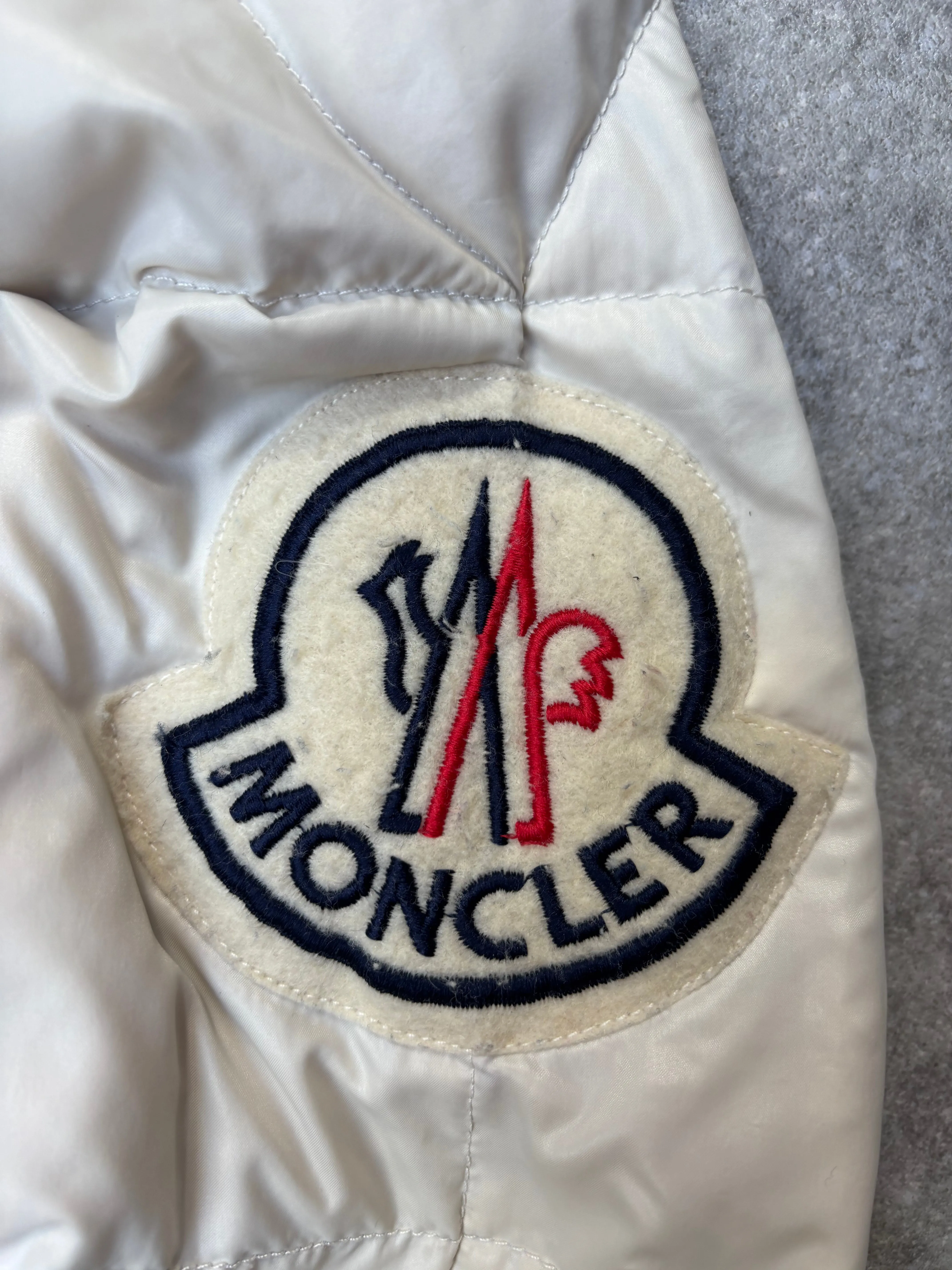 Moncler Logo Embroidered Puffer Down Jacket