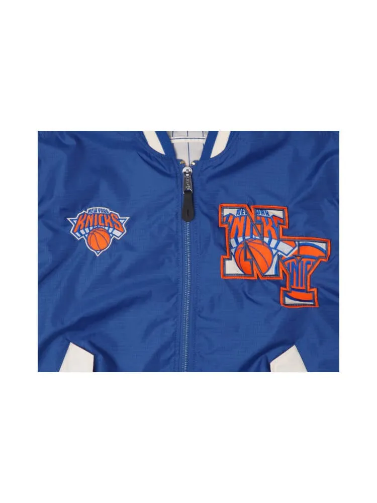 NEW YORK KNICKS X ALPHA X NEW ERA L-2B BOMBER JACKET