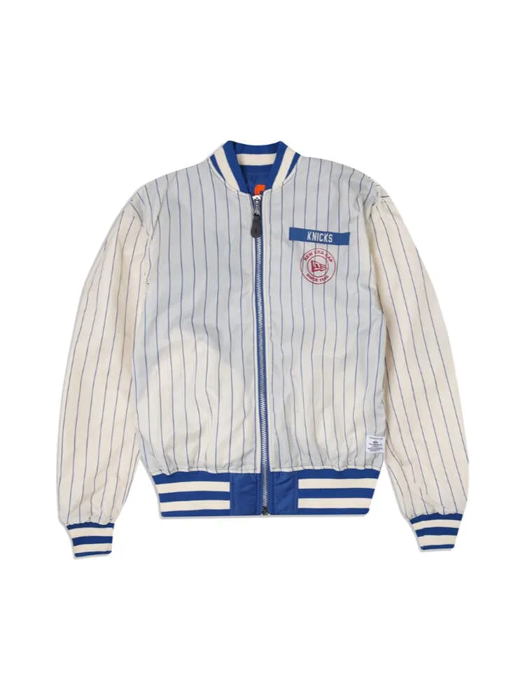 NEW YORK KNICKS X ALPHA X NEW ERA L-2B BOMBER JACKET