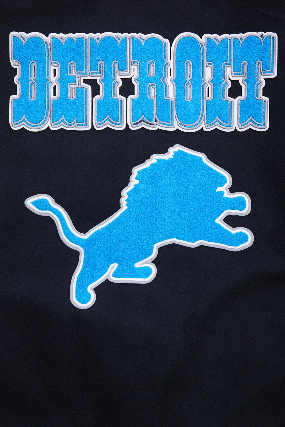 NFL DETROIT LIONS RETRO CLASSIC WOOL VARSITY JACKET | NFL WOOL JACKET