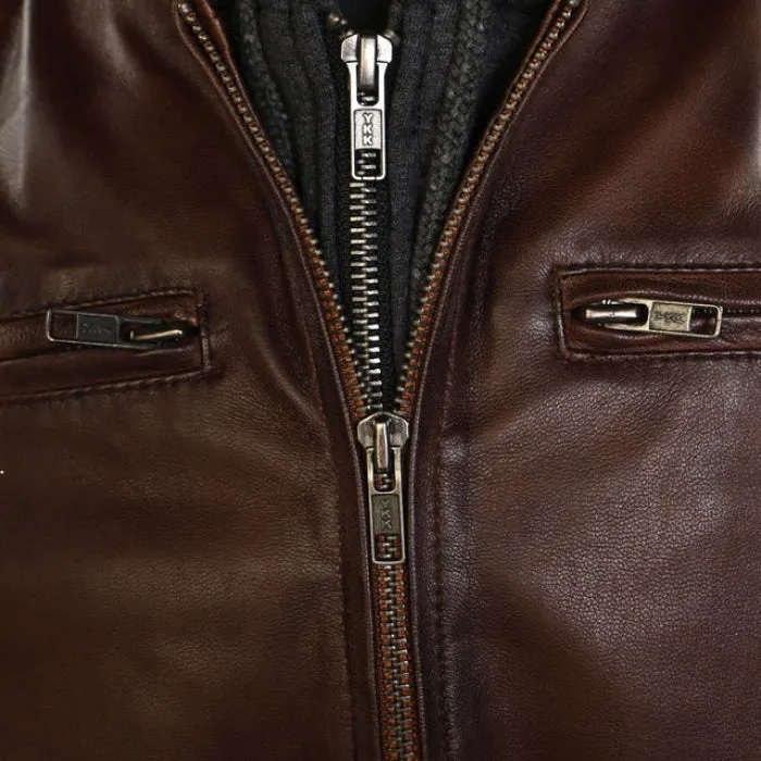 Nomad Leather Jacket - Brown