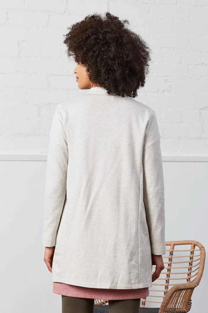 Nomads - Organic Cotton Jersey Jacket - Ecru