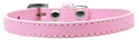 Omaha Plain Puppy Collar Light Pink Size 8