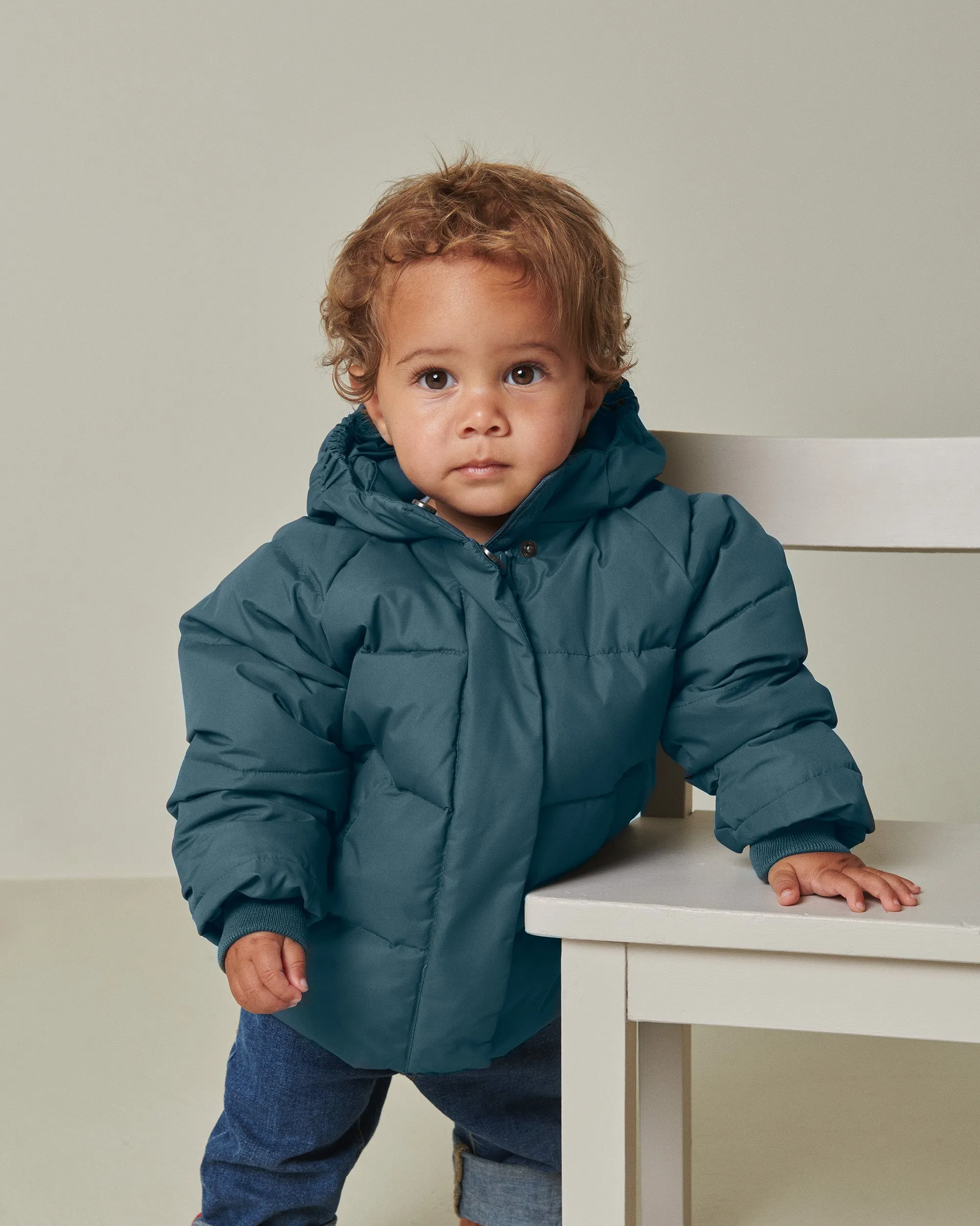 Omega Jacket, Puffer Jacket - Shaded Blue