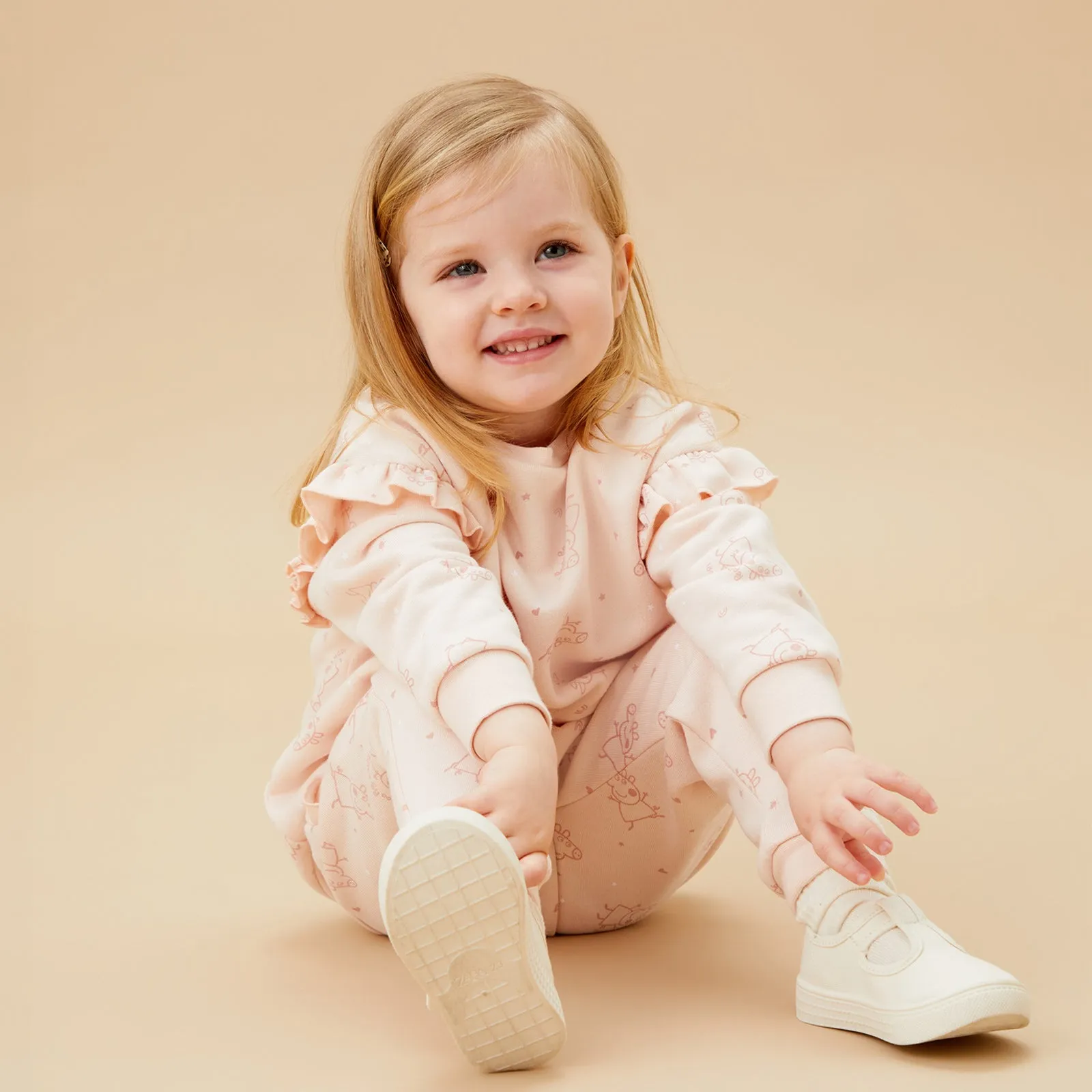 Peppa Pig Frilled Sweatshirt & Joggers Outfit