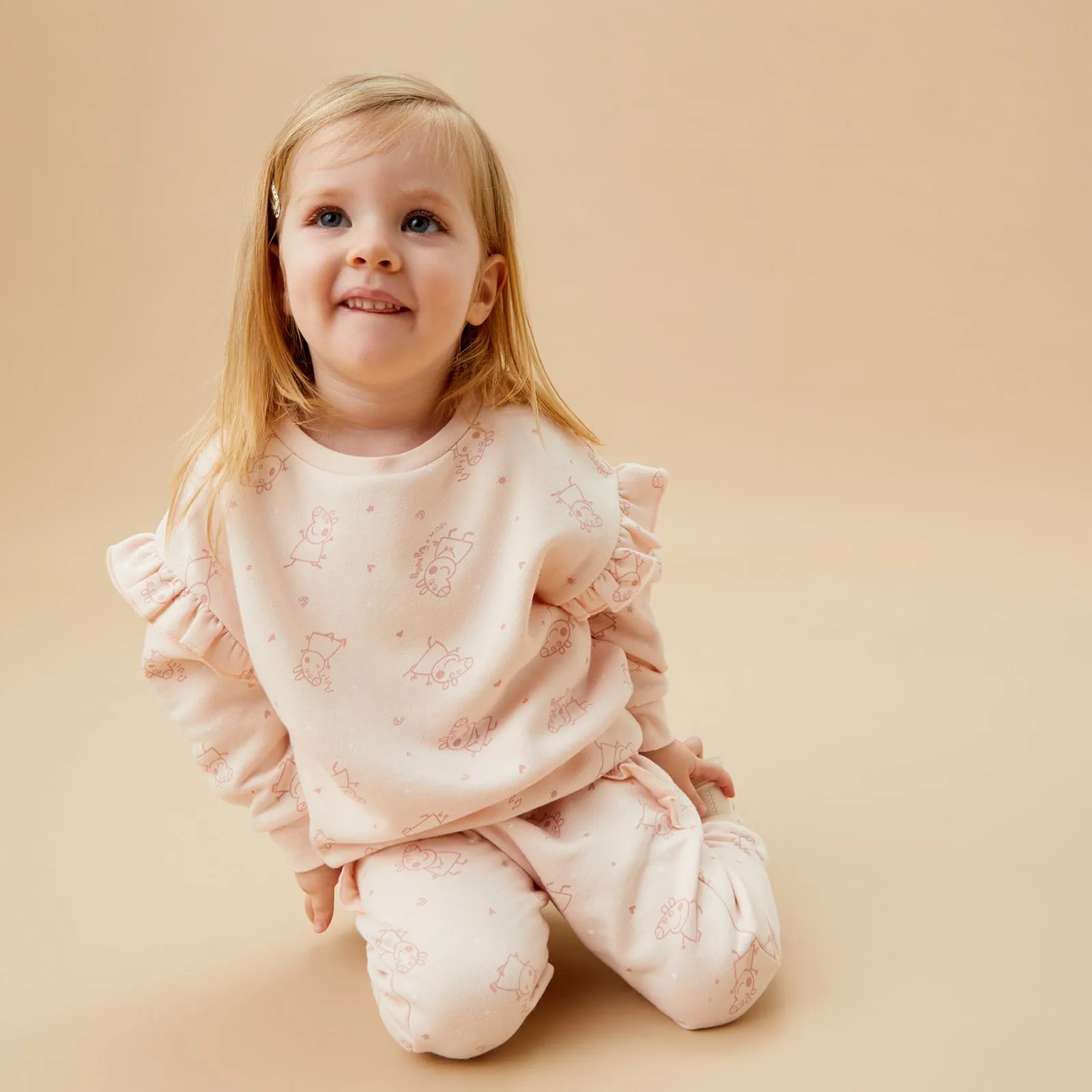 Peppa Pig Frilled Sweatshirt & Joggers Outfit