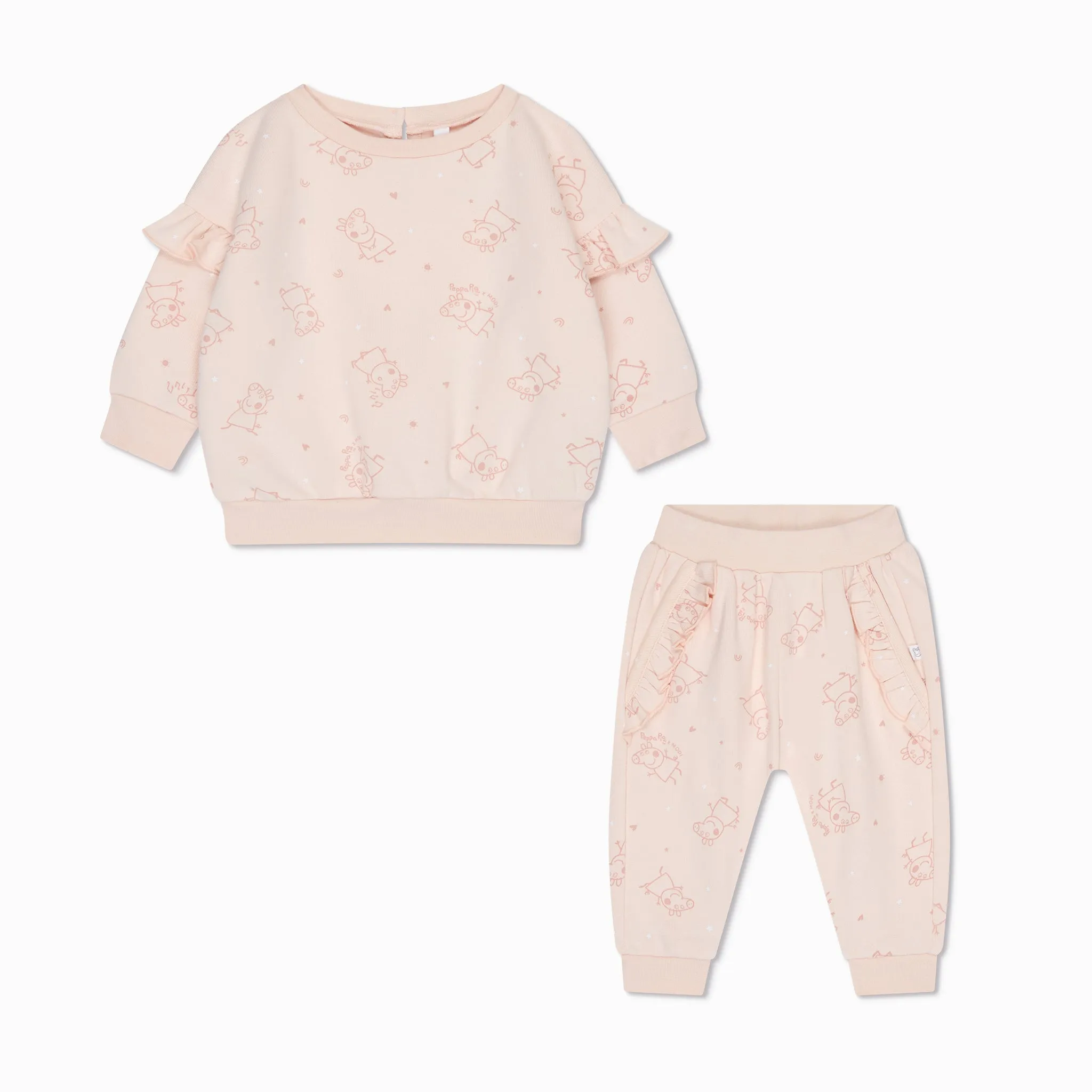 Peppa Pig Frilled Sweatshirt & Joggers Outfit