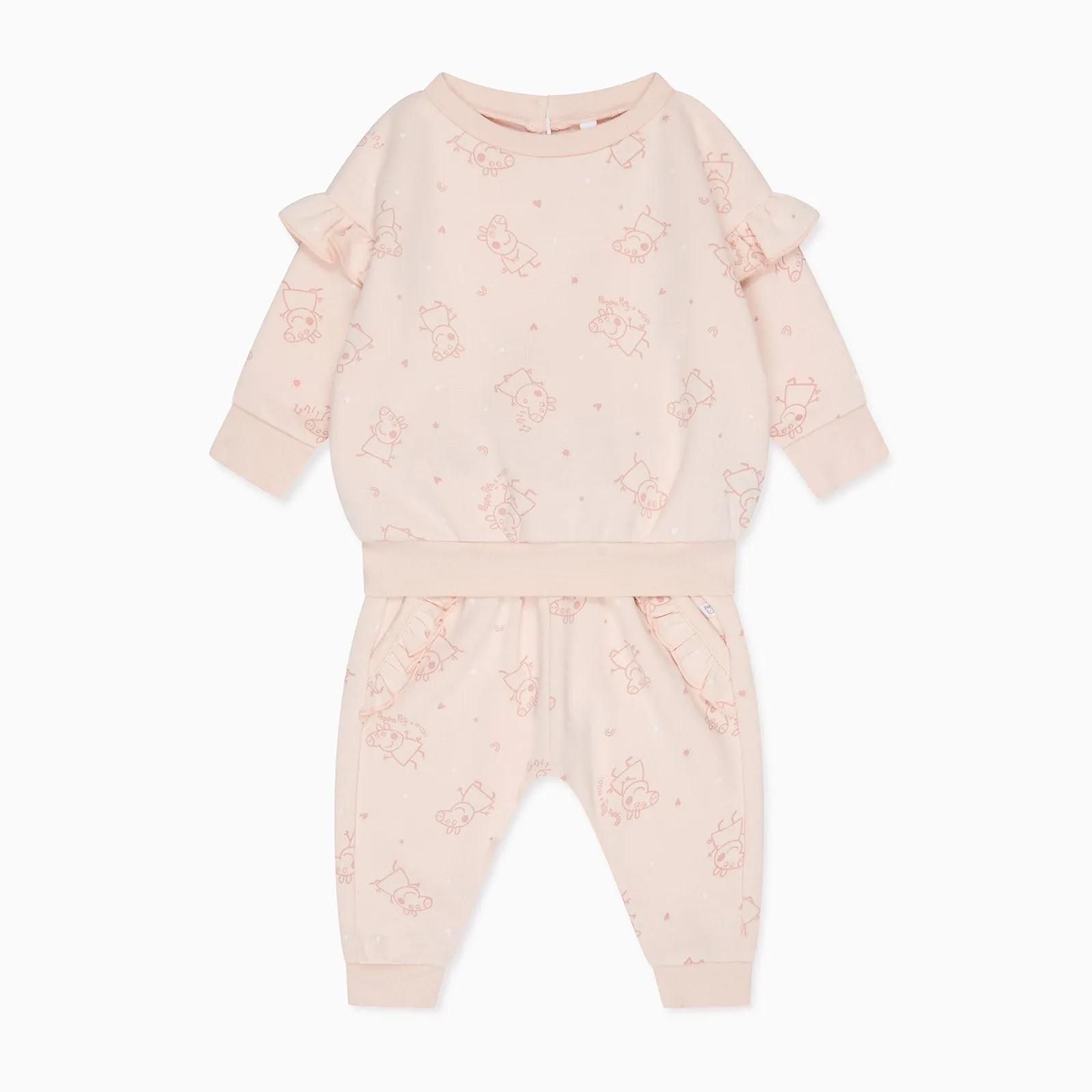 Peppa Pig Frilled Sweatshirt & Joggers Outfit