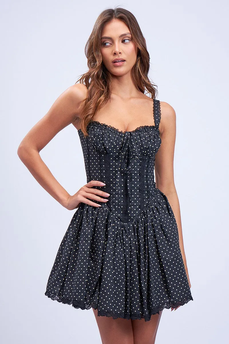 Polka Dot Corset Dress