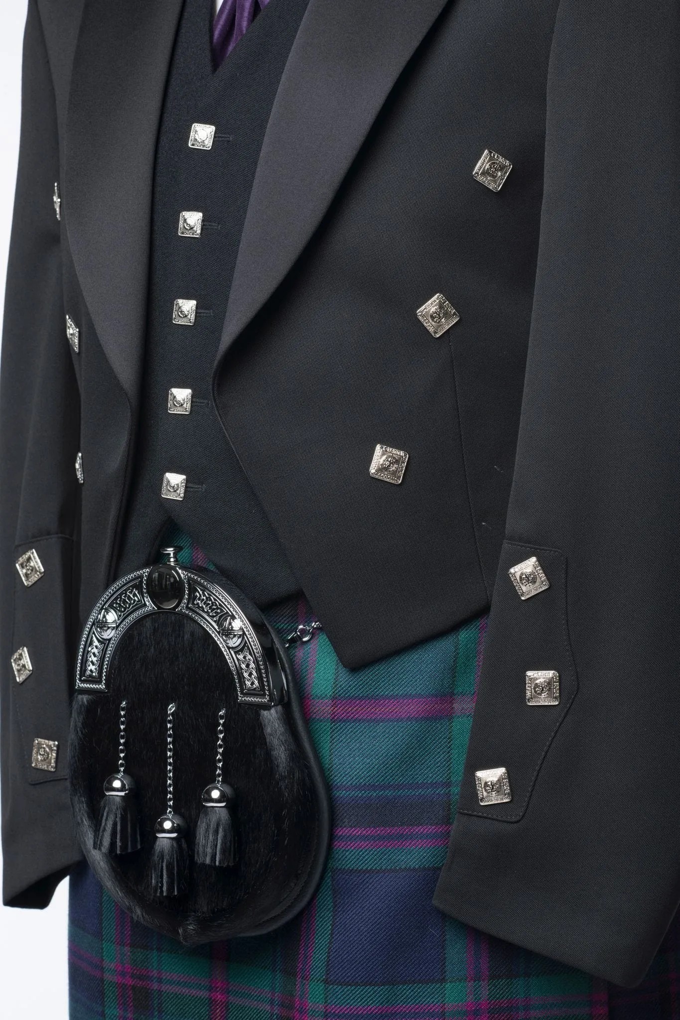 Prince Charlie Kilt Jacket and 5 Button Waistcoat