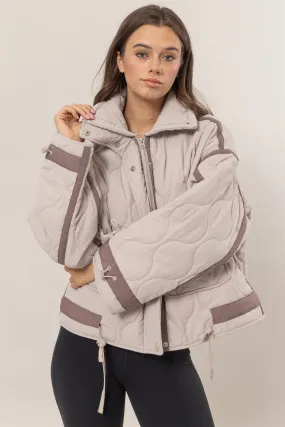 Quilted Toggle Puffer Jacket