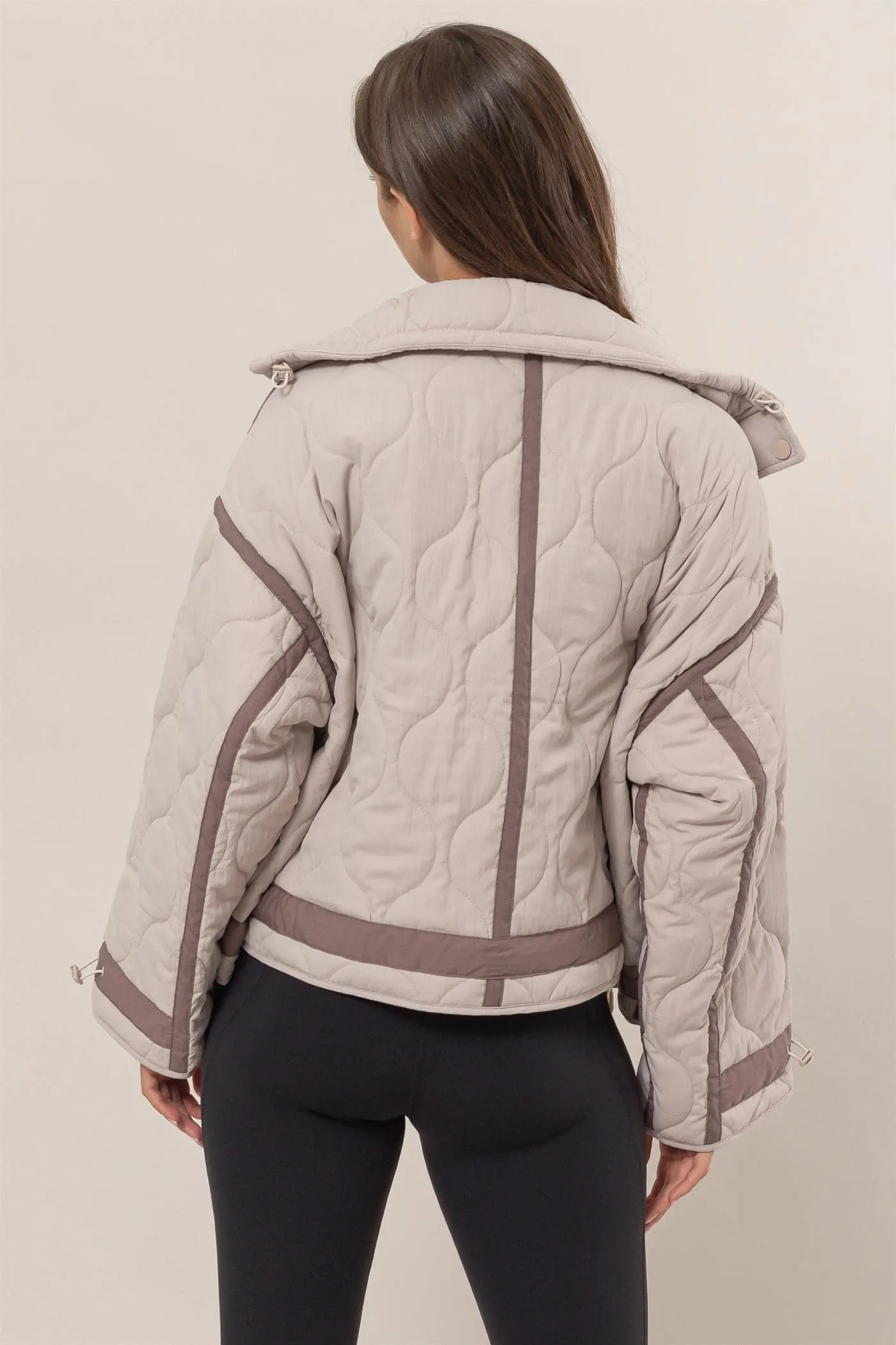 Quilted Toggle Puffer Jacket