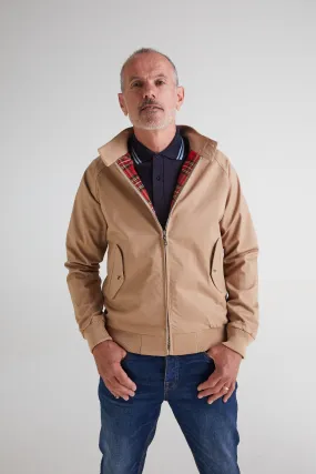 Real Hoxton - Men's Beige - Harrington Jacket