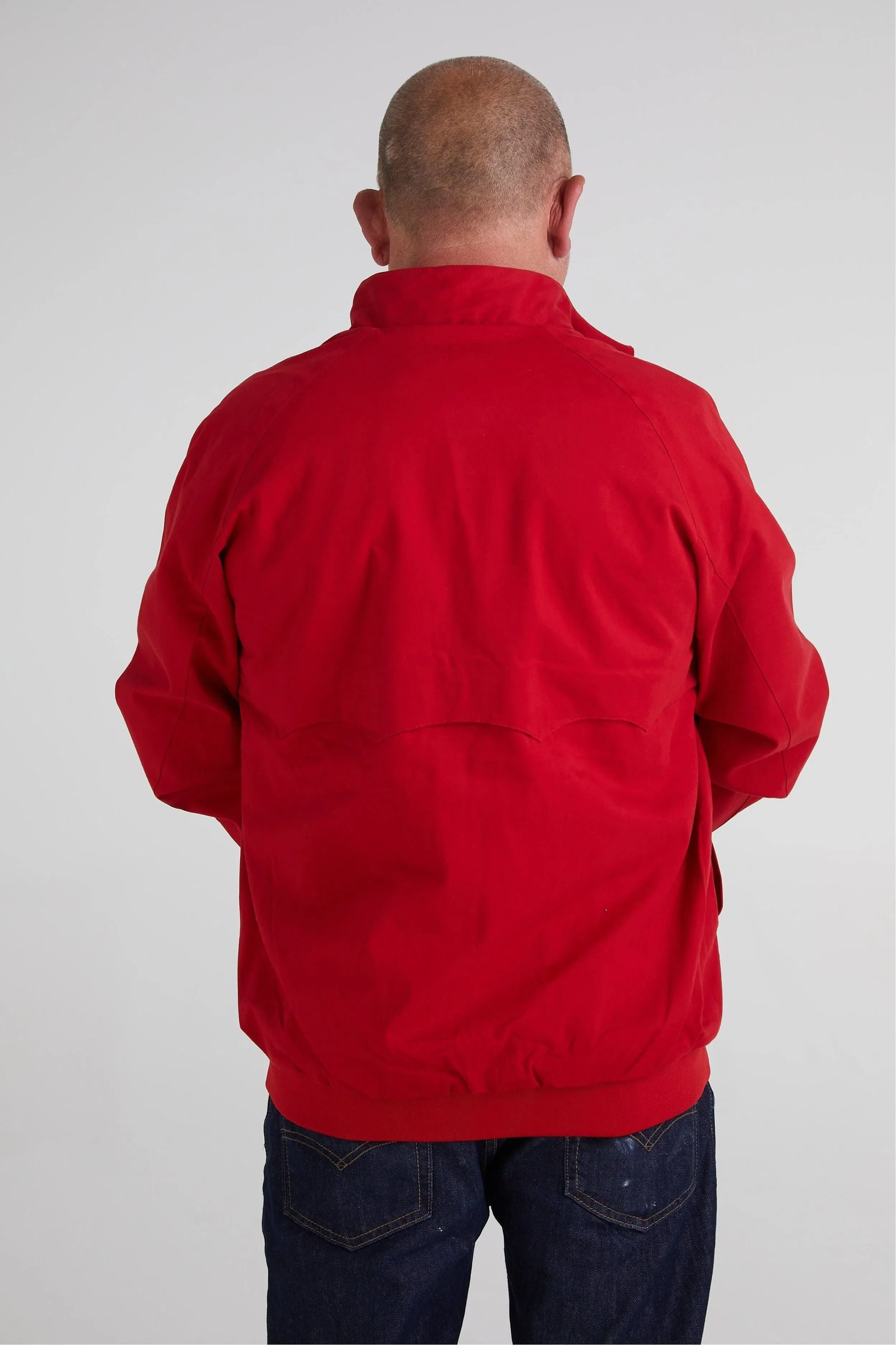 Real Hoxton - Men's Cherry Red - Harrington Jacket