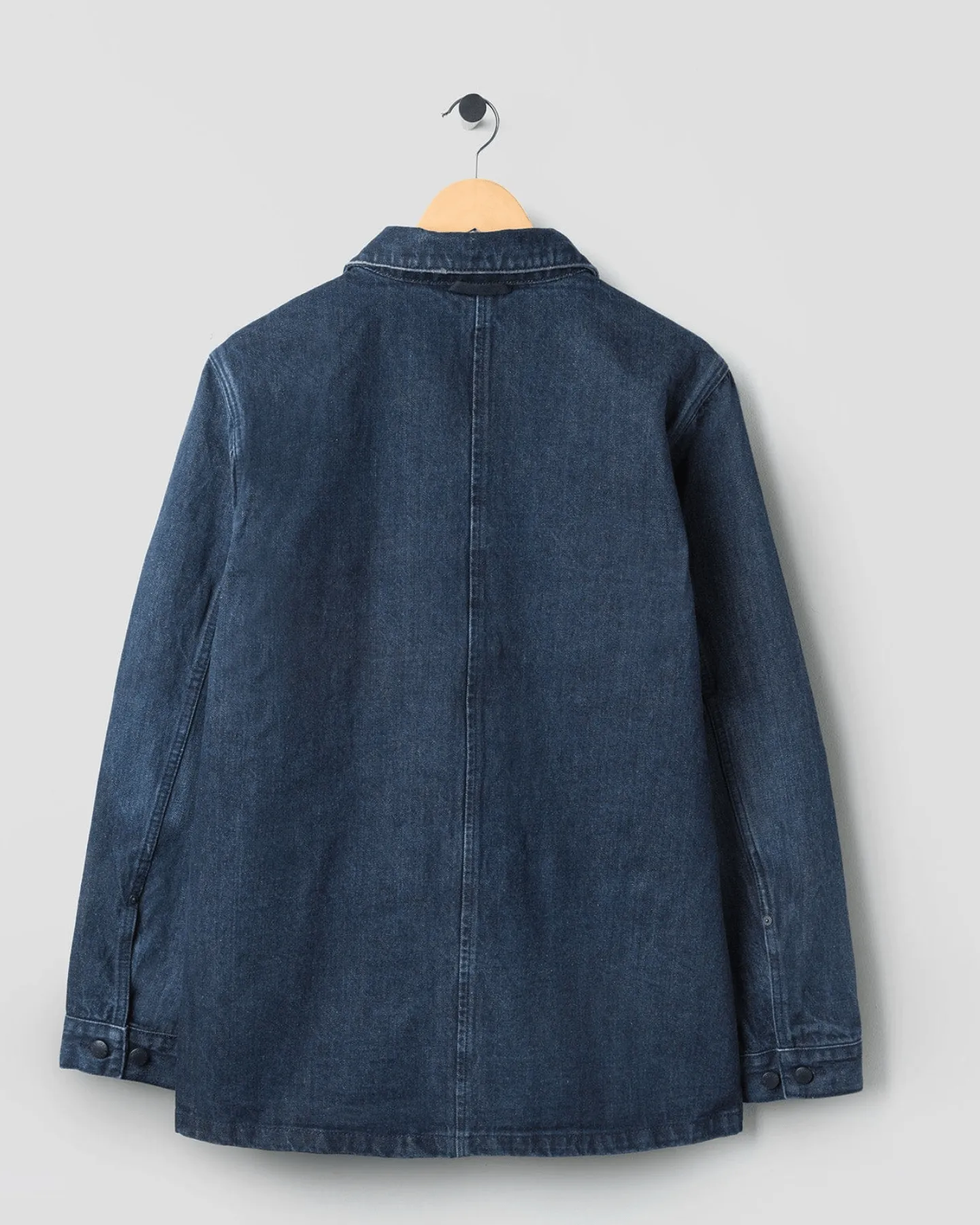 Relaxed Denim Work Jacket Indigo Wash