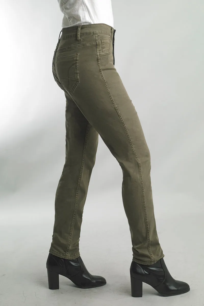 Reversible Jeans in Taupe Print and Solid