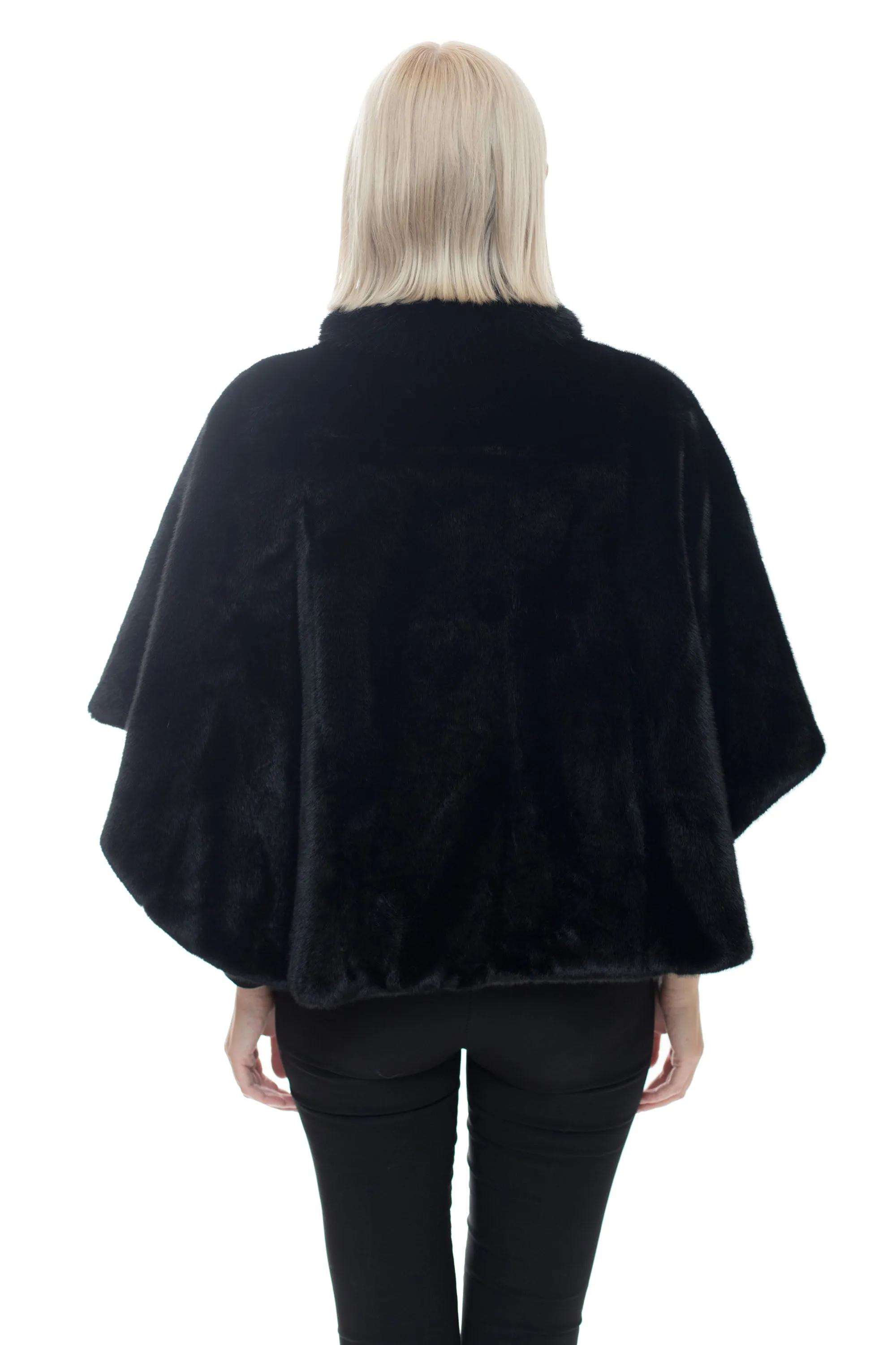 RIDGEWOOD - Faux Fur Poncho