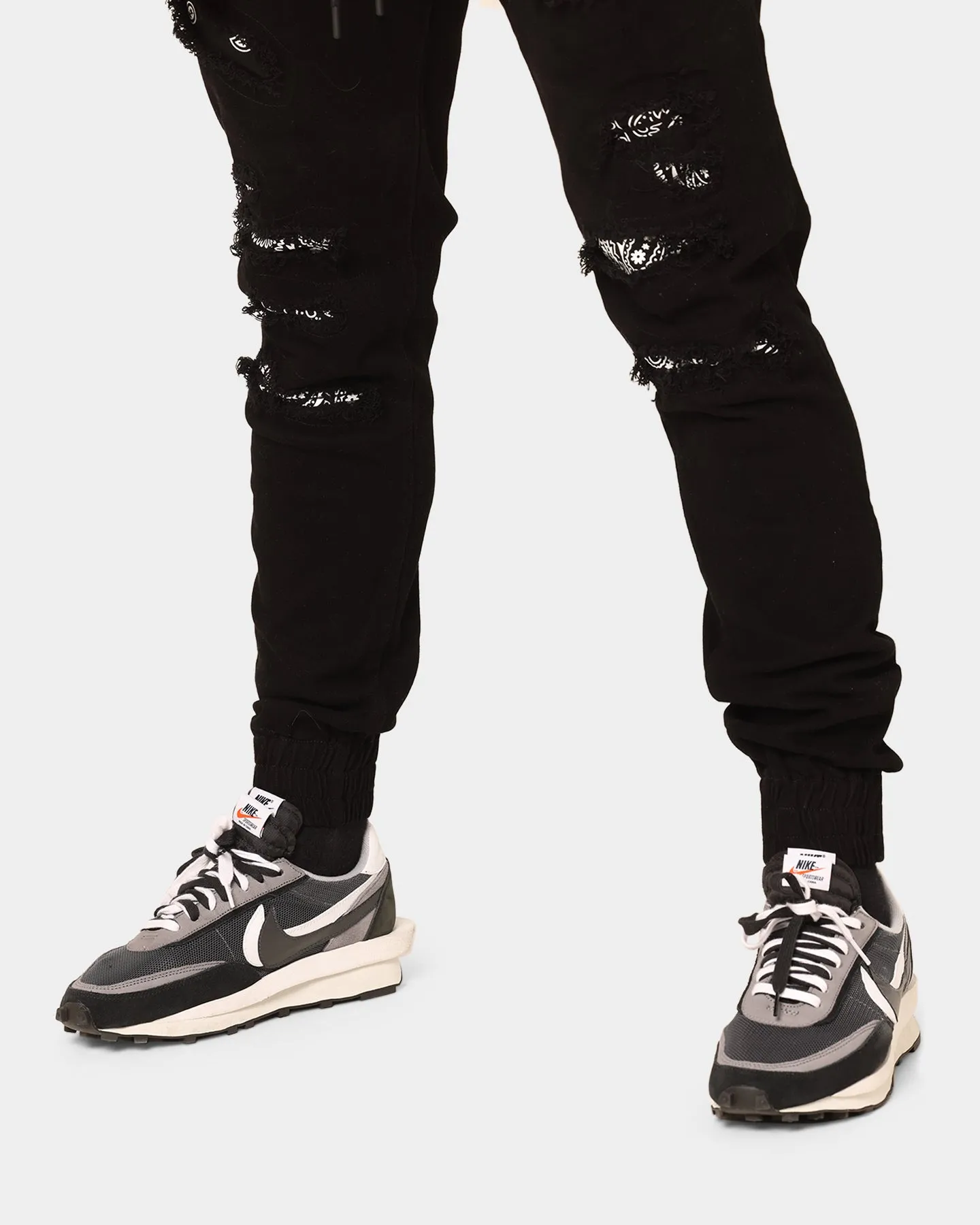 Saint Morta Bandana Summum Joggers Black/White