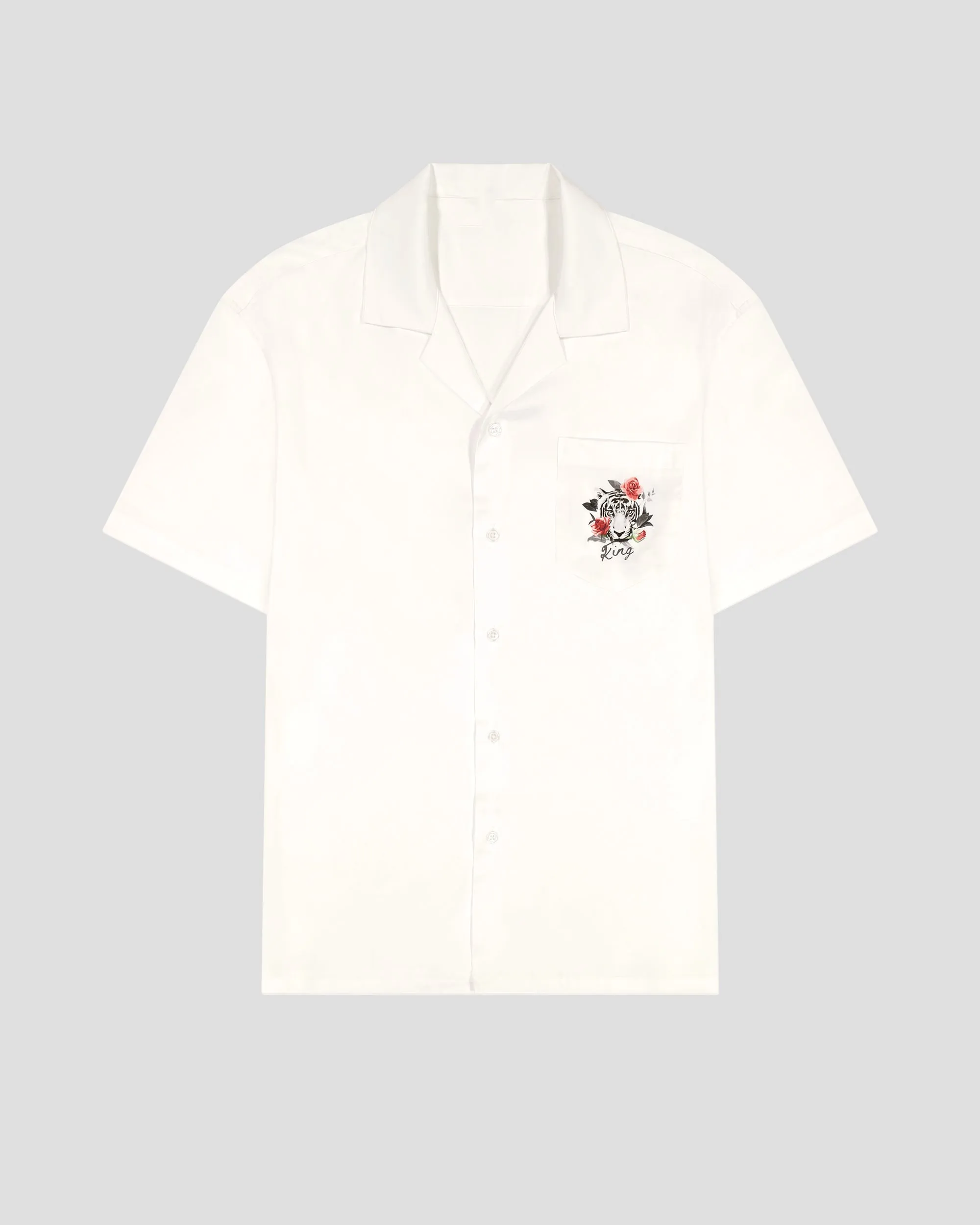 SG Camp Collar Shirt - White Tiger