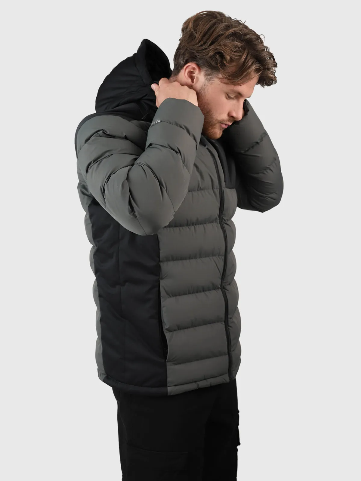 Twyn Men Puffer Jacket | Mud Green