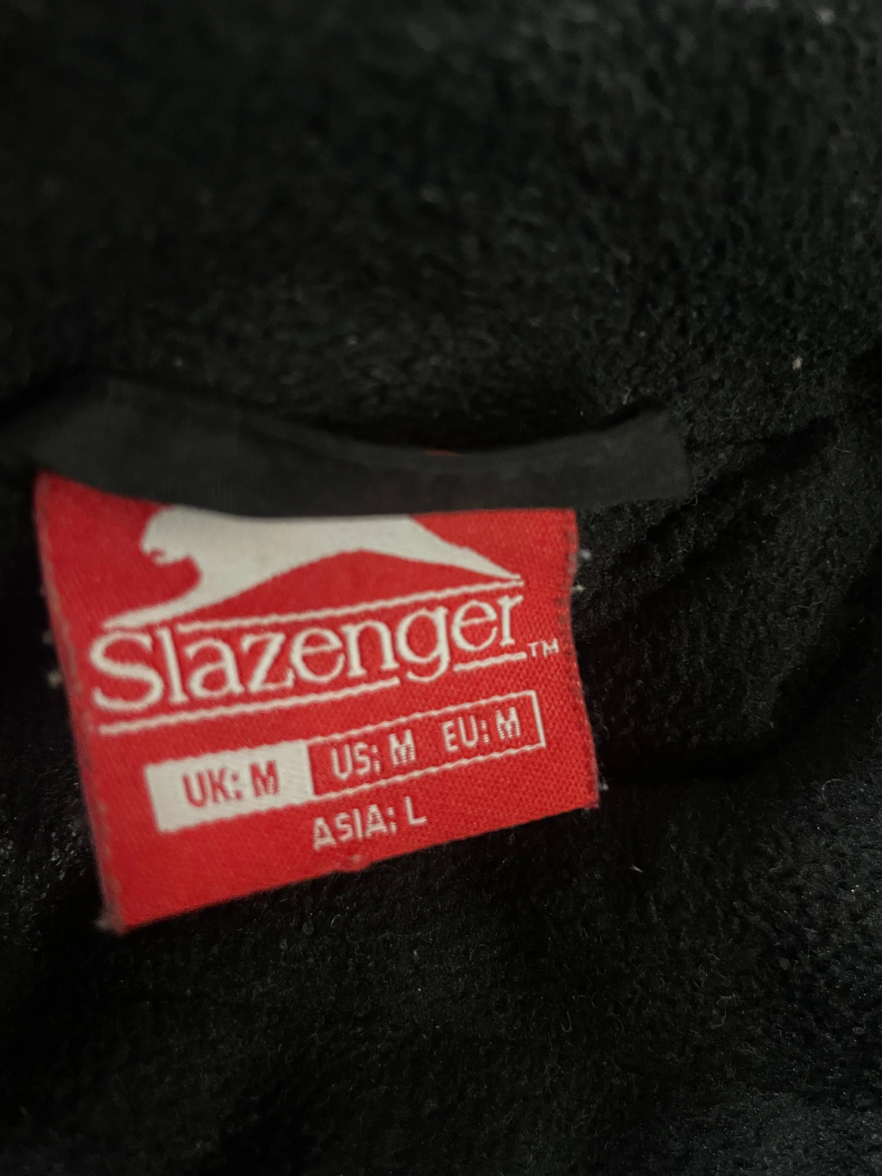 vintage black slazenger padded puffer Slazenger black zip up jacket Womens in M| L30 W23 |SKU 4154