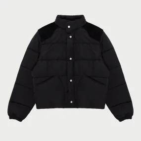 Western Puffer Jacket (Black)