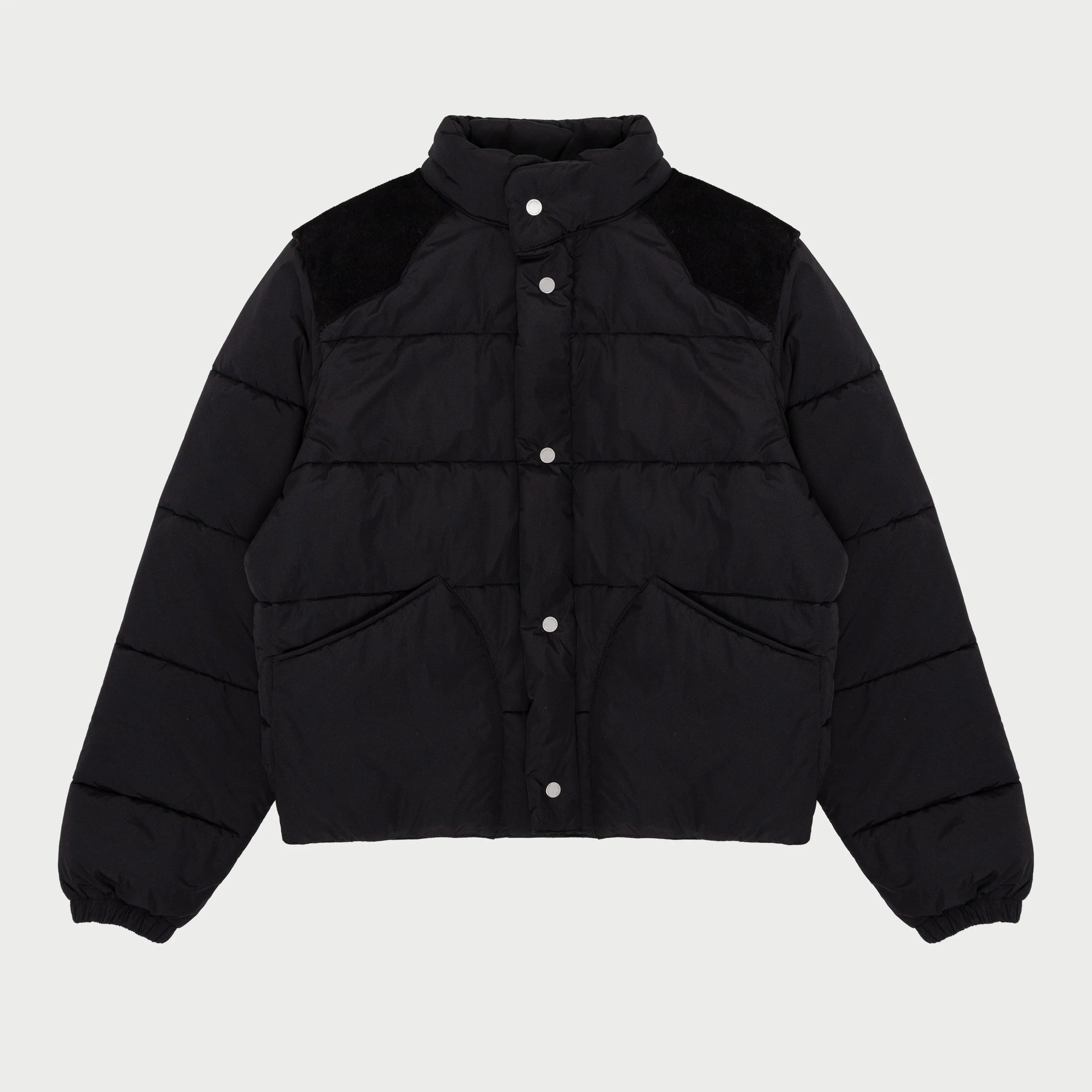 Western Puffer Jacket (Black)