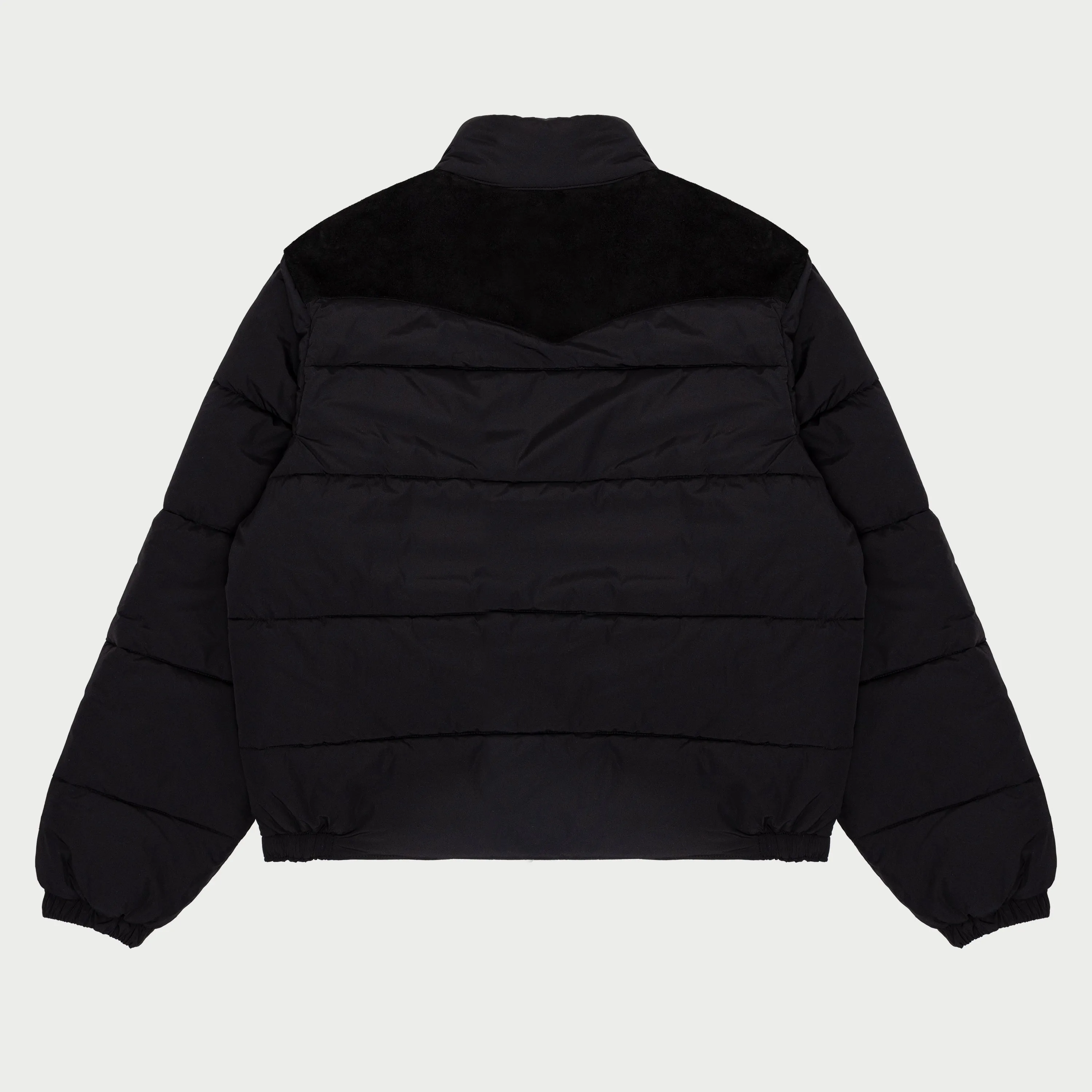 Western Puffer Jacket (Black)