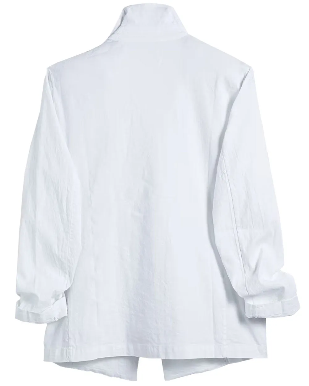 White Linen Belfast Peacoat