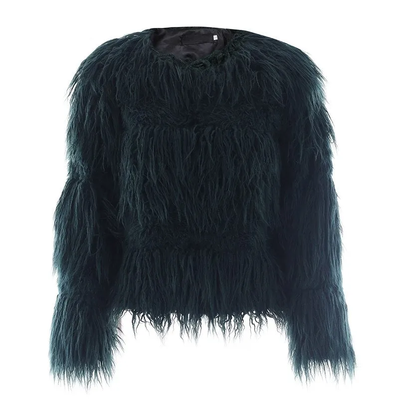 Women's Autumn & Winter Warm Faux Fur Coat