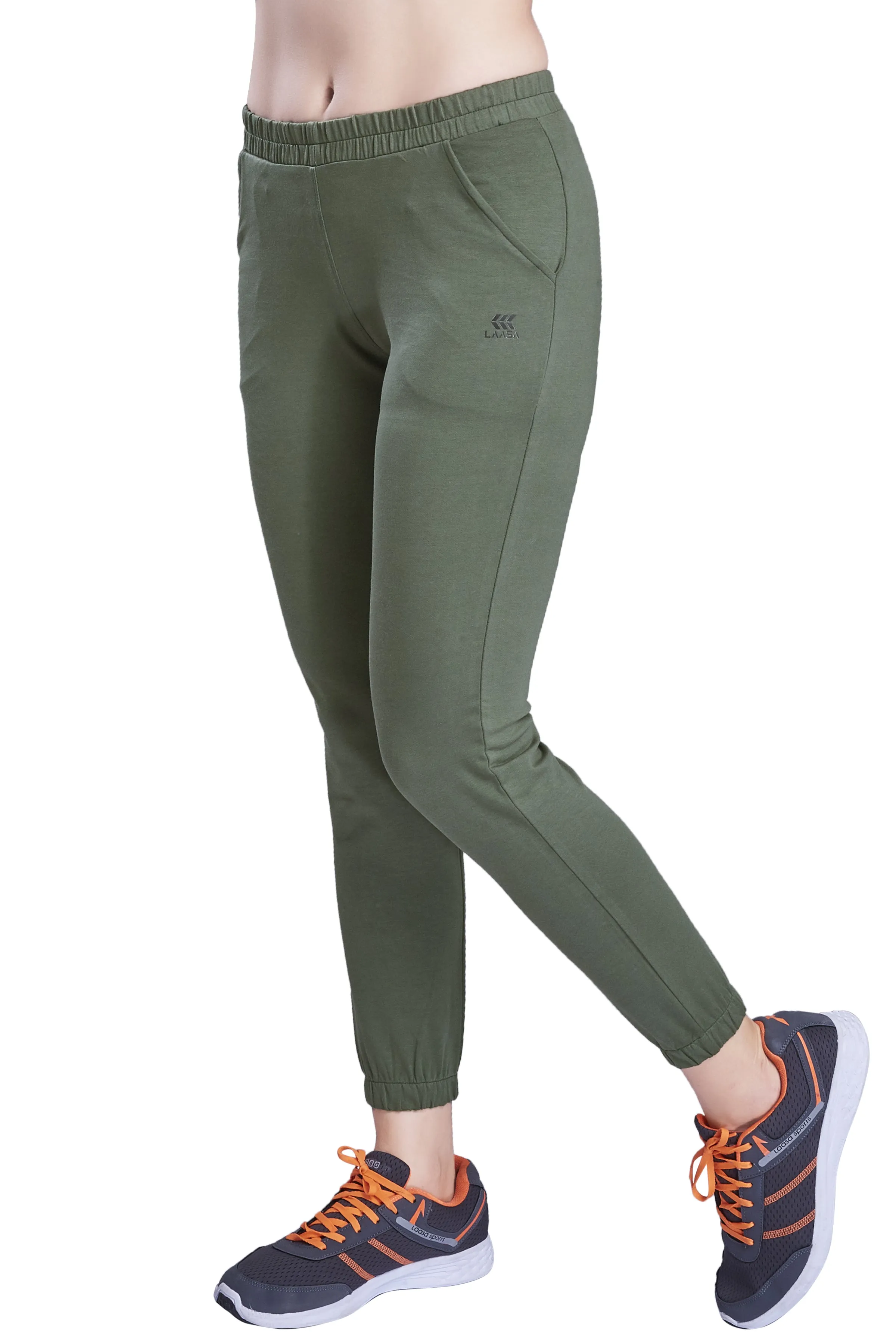 WOMEN'S TAPERED FIT ACTIVEWEAR COTTON JOGGERS