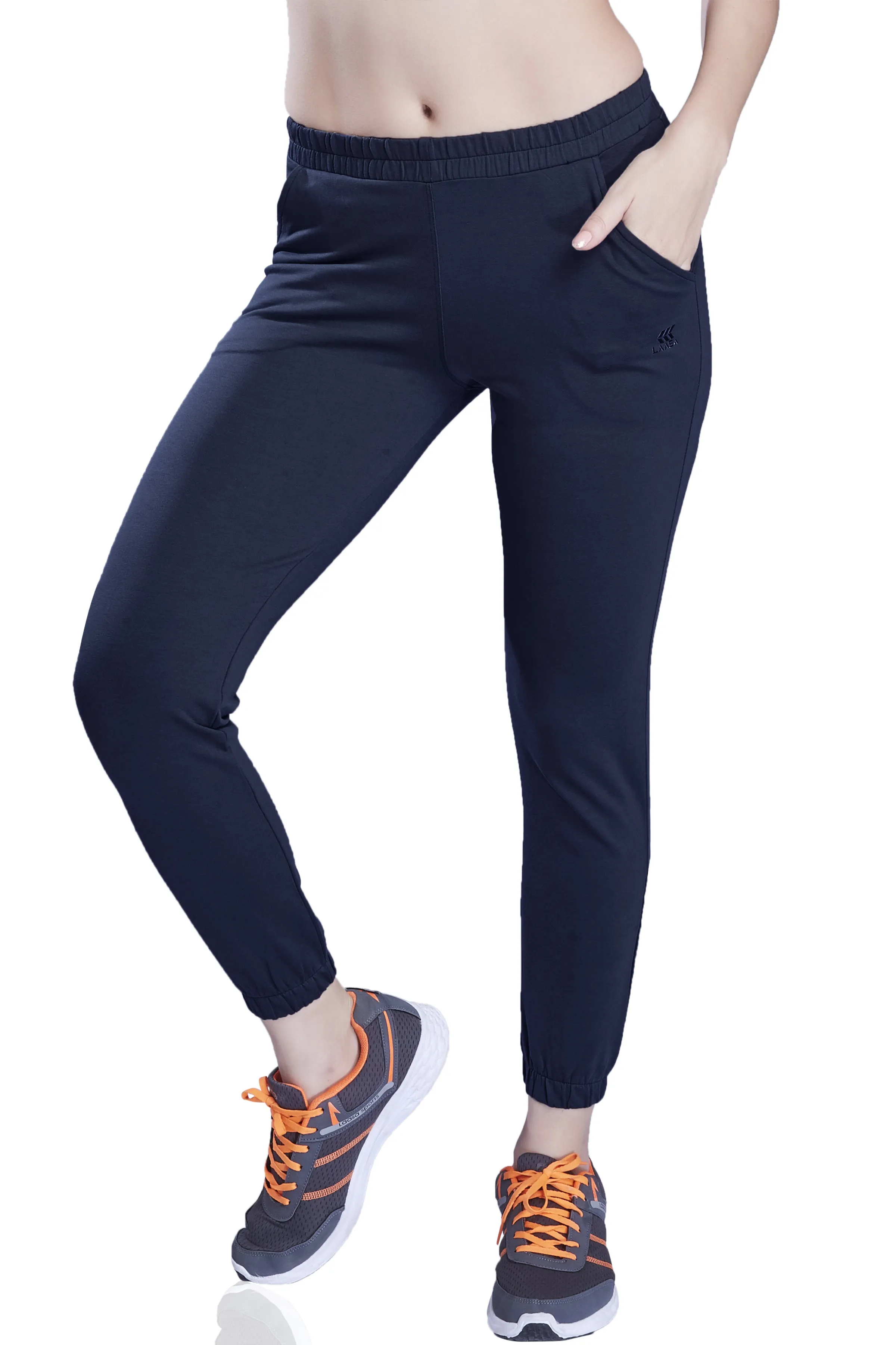 WOMEN'S TAPERED FIT ACTIVEWEAR COTTON JOGGERS