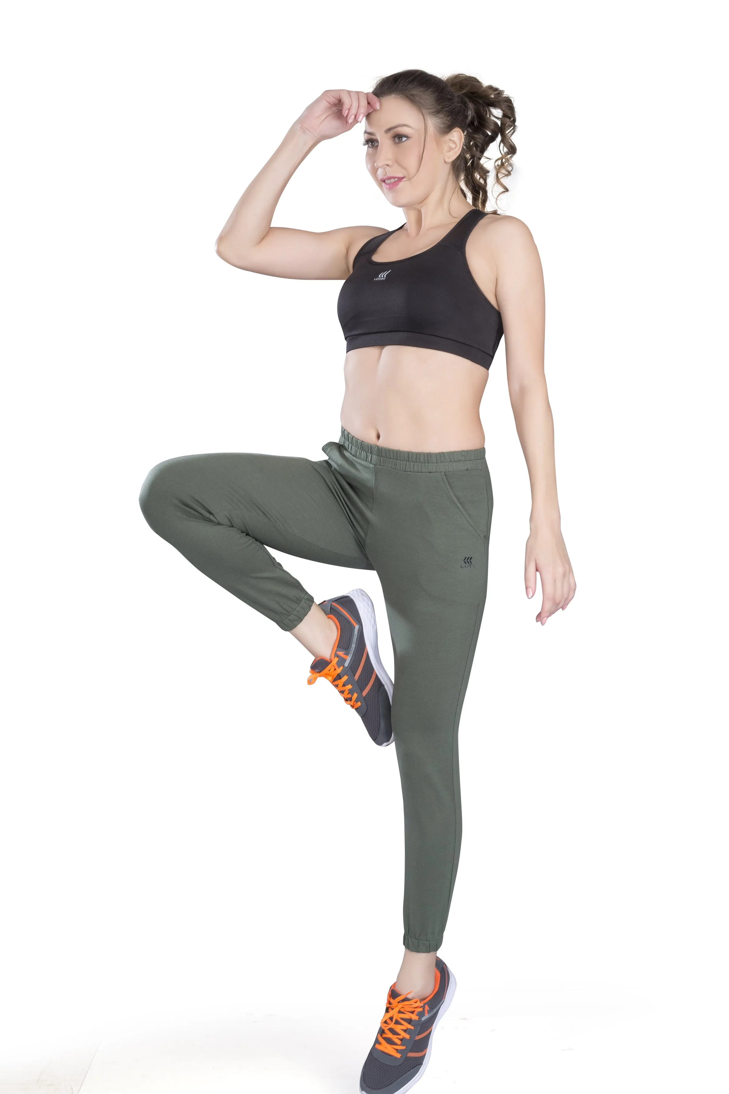 WOMEN'S TAPERED FIT ACTIVEWEAR COTTON JOGGERS