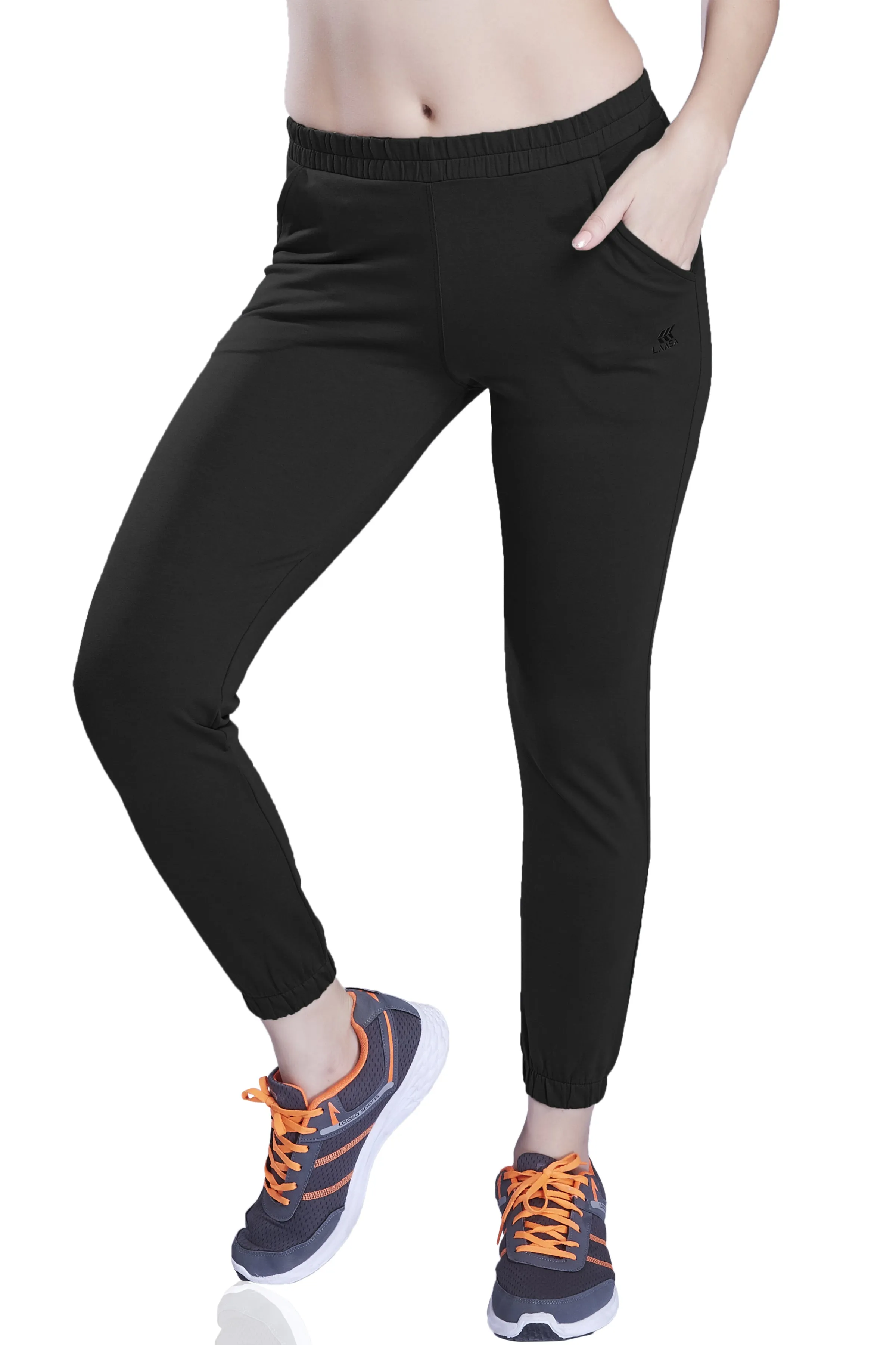 WOMEN'S TAPERED FIT ACTIVEWEAR COTTON JOGGERS