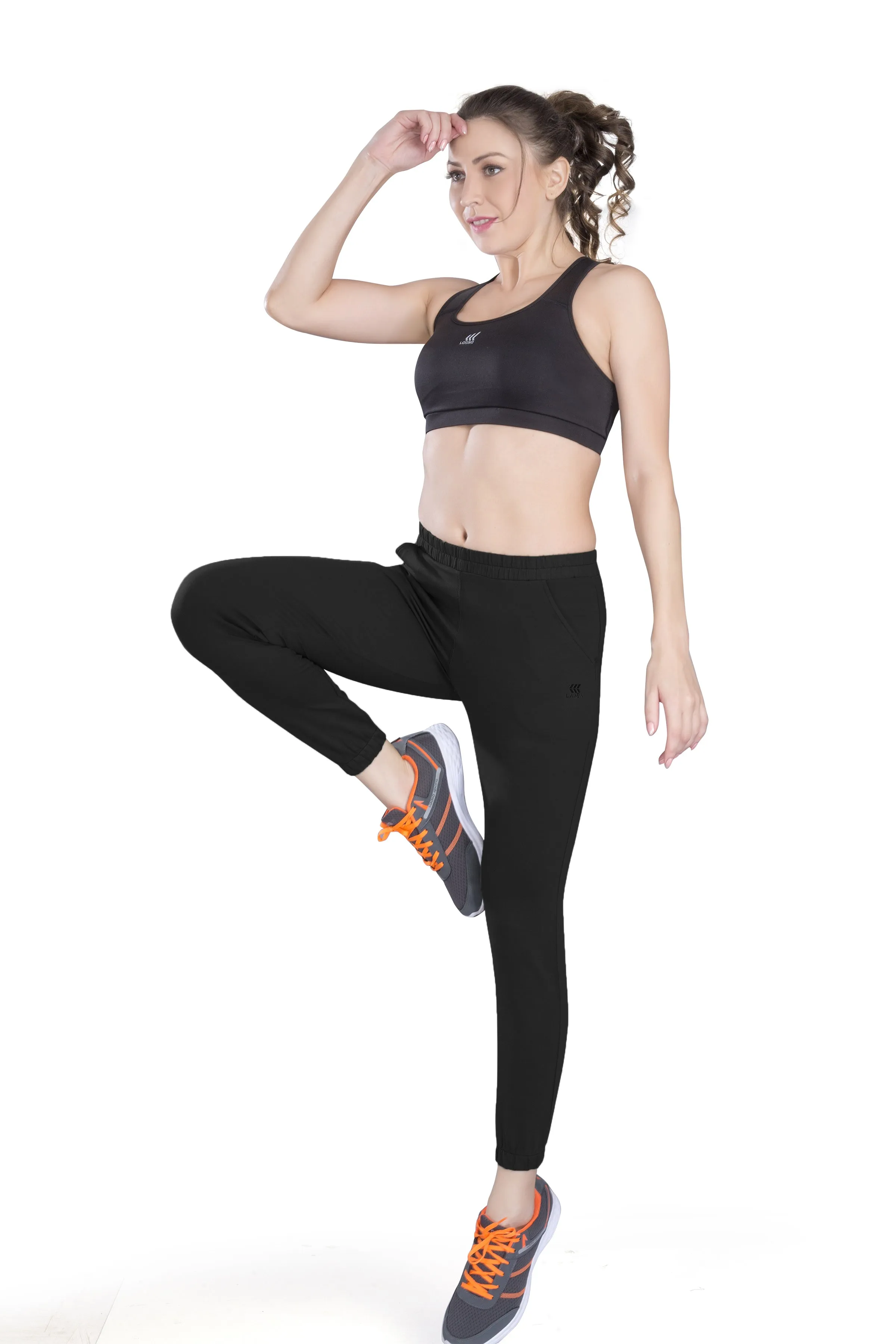 WOMEN'S TAPERED FIT ACTIVEWEAR COTTON JOGGERS