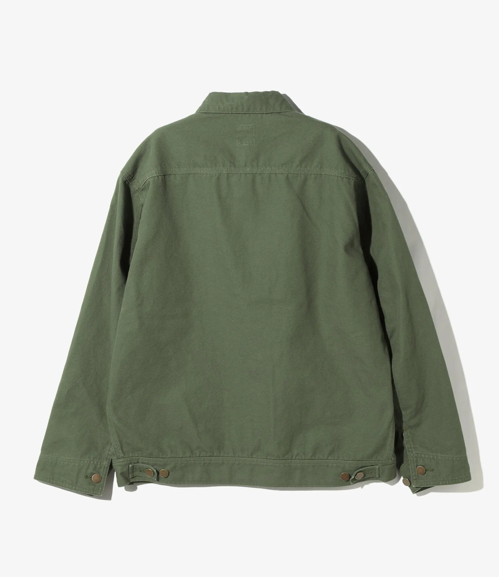 Work Jacket – Moss Green 11.5oz Cotton Canvas